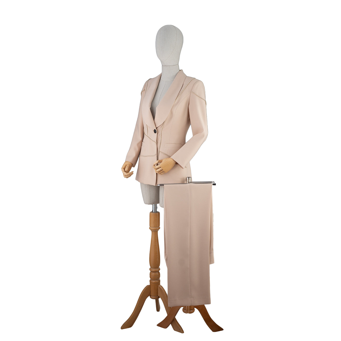 Elegant Women's Beige Suit – Perfect for Office &amp; Formal Occasions