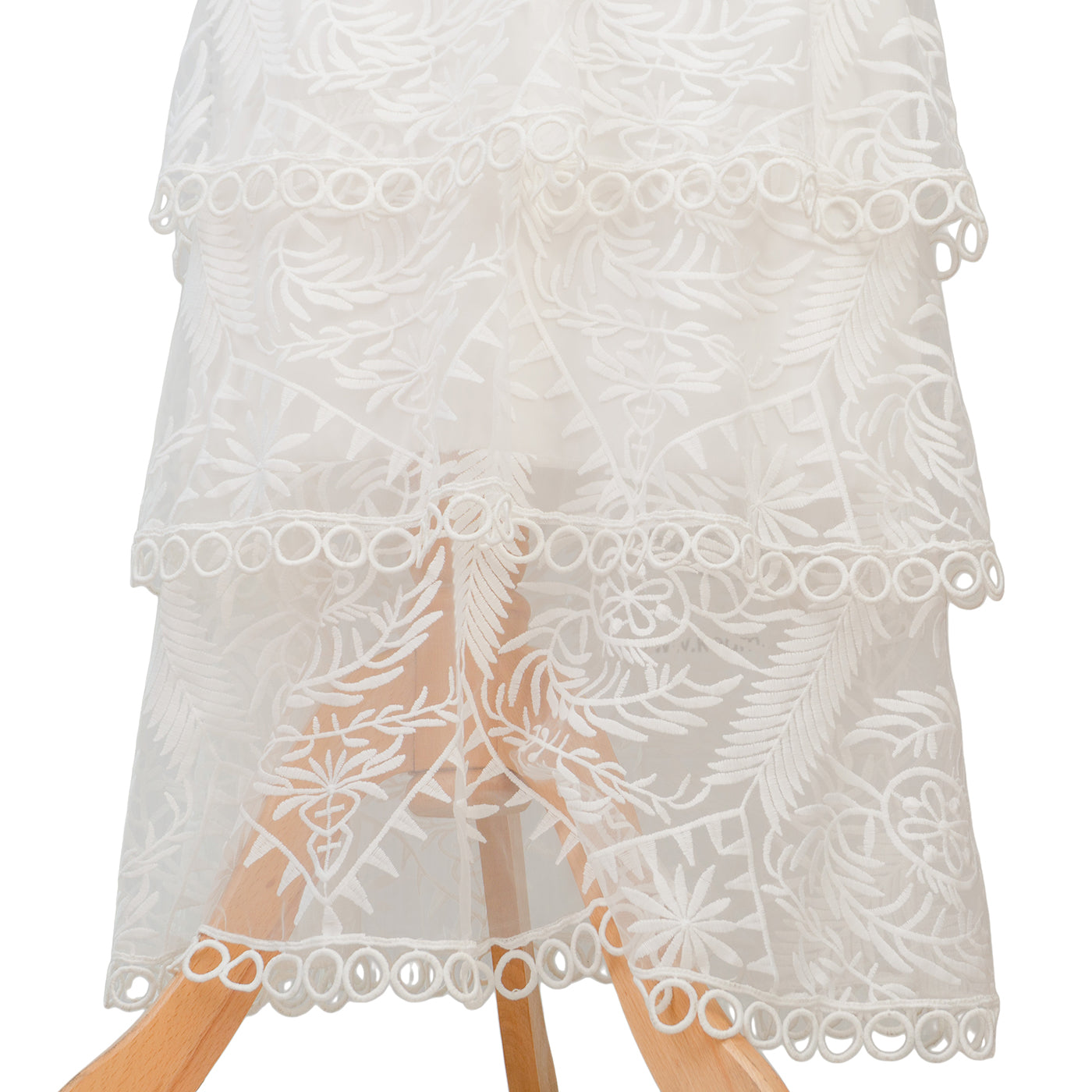 White Tiered Lace Maxi Dress – Fresh, Light &amp; Graceful