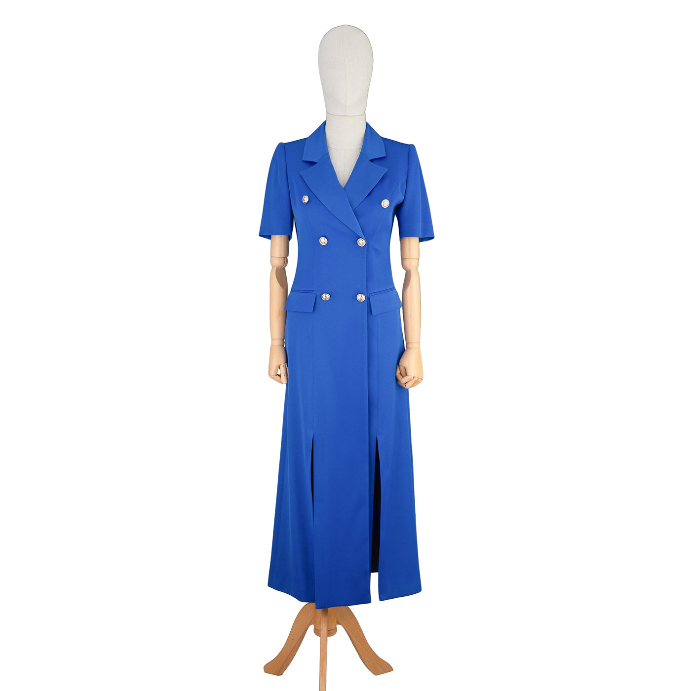 Royal Blue Maxi Blazer Dress – Bold, Tailored &amp; Timeless