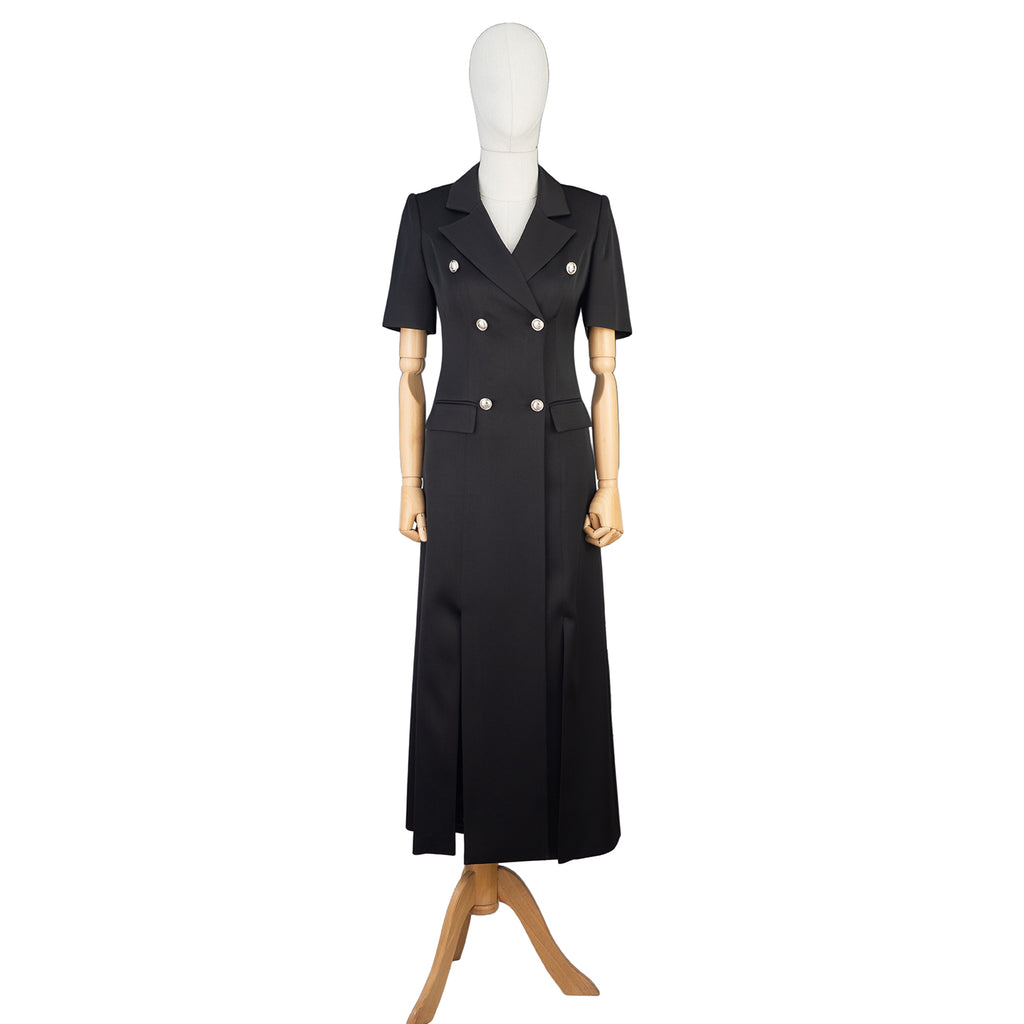 Black Maxi Blazer Dress – Power &amp; Elegance Combined