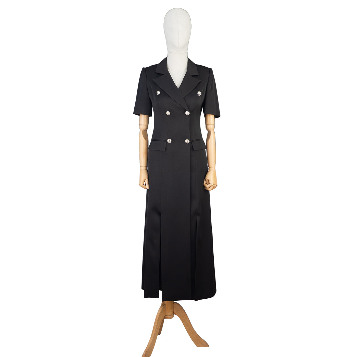 Black Maxi Blazer Dress – Power &amp; Elegance Combined