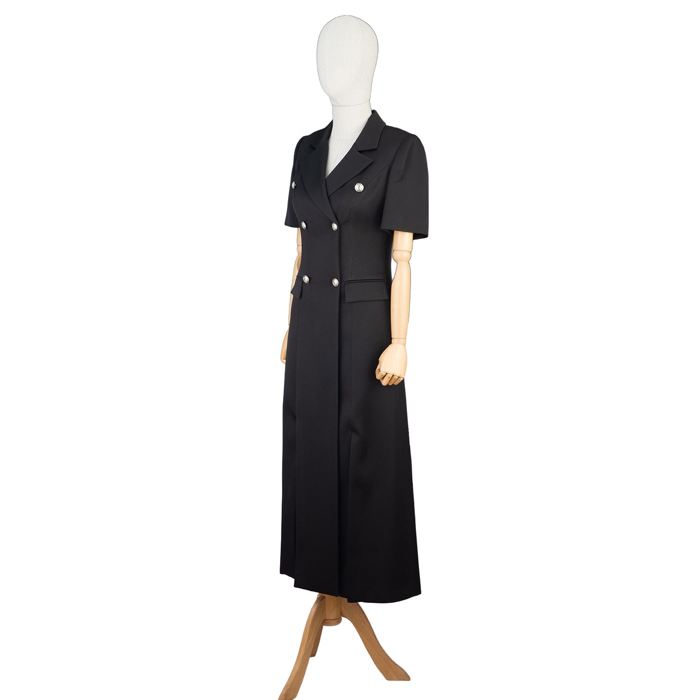 Black Maxi Blazer Dress – Power &amp; Elegance Combined