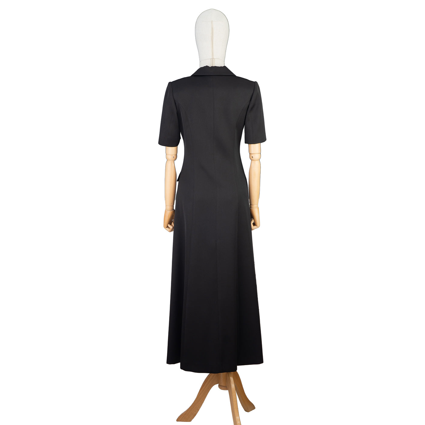 Black Maxi Blazer Dress – Power &amp; Elegance Combined