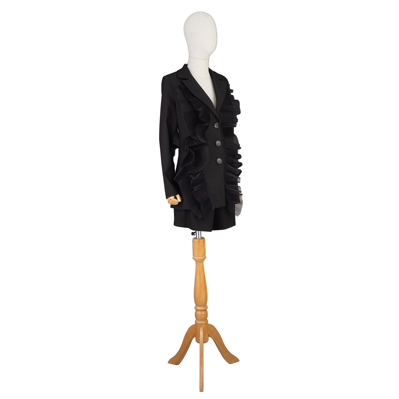 Women's Suit with Decorative Ruffles — Elegance in Motion